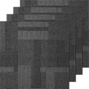Carpet Tiles Reusable, 24"x 24"Carpet Squares With Padding Attached, Soft Padded Carpet Tiles, Easy Install DIY for Bedroom Living Room (24Tiles, Mixed