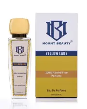 Mount Beauty Luxury Yellow Lady Women EauDe Perfume For Female 50ml/Alcohol Free