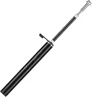 High Pressure Pump 160 PSI, Portable Aluminum Alloy Hand Pump for Road and Mountain Bikes, Multi Purpose Inflator Tire Pump with Accurate Pressure Gauge for Cycling