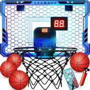 Indoor Basketball Hoop,Mini Basketball Hoop,Mini Hoop with 4 Balls over the Door