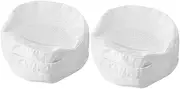 [Beavorty] 2pcs White Chef Hats: Work Caps Kitchen Cooking Baker Chef Caps Adults Elastic Adjustable Kitchen Hats for Cooking and Food Service Work