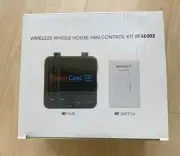 NIB IT-36002 QuiteCool RF Hub & Switch Kit Wireless Whole House Fan Controller