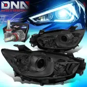 FOR 2013-2016 MAZDA CX5 SMOKED/CLEAR PROJECTOR HEADLIGHTS W/LED KIT SLIM STYLE (for: Mazda)