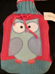 HOMEWARE: MORGAN & FINCH HOME COLLECTION OWL HOT WATER BOTTLE NWT