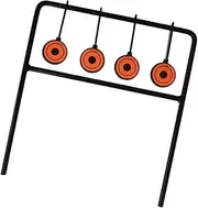 MUSISALY Four Head Hunting Practice Iron Target Outdoor Shooting Game for Eye Coordination Lightweight Design for Family Fun and Training