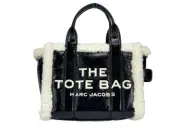 Marc Jacobs The Mini Crinkle Leather Tote Bag
