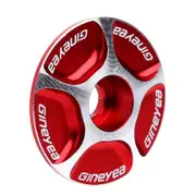 2Pcs Road MTB Bike Bicycle CNC Stem Cap Headset Top Cap Cover red