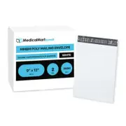 2000 9" x 12" Light Poly Mailer 2 Mil Shipping Mailing Packaging Envelope Bags