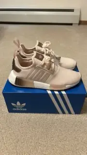 Adidas NMD R1 Running Shoes Size 8 Pink/Brown. Brand New with Tags!