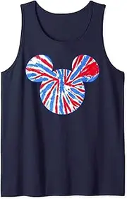 [Disney] Mickey And Friends Mickey Americana Tie Dye Fill Tank Top