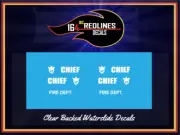 1/64 Redline "Fire Chief" Replica Decal SCR-0455