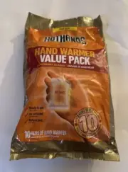 HotHands Hand Warmer Value Pack, 10 Count (1 Bag) New Never Opened