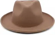 [JANeGWXRUuW] Classic Bowler Hat Men's Classic Wide Brim Big Hat for Outdoor