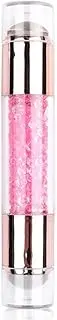 Transparent Silicone Nail Stamper & Scraper Jelly Seal for Fast French Nails Tip (Pink)