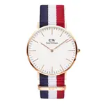 『DANIEL WELLINGTON』熱賣款 I 蛋殼白錶面款 I CLASSIC CAMBRIDGE  36/40MM