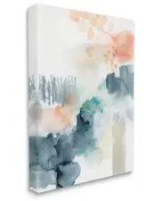 Stupell Industries Spring Forest Veil Abstract Tree Landscape Stretched Canvas Wall Art by Victoria Barnes