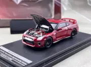AU MH 1:64 Red JDM Skyline GTR R35 Nismo Sports Model Diecast Metal Car BN