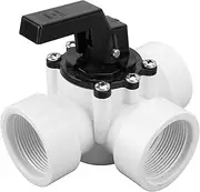 3 Way Pool Diverter Valve,G1‑1/2In Female Thread Plastic Replacement Part Swimming Pool Positive Seal for Zodiac Jandy 4715 Swimming Pool Spa