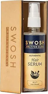 SWOSH Ayurvedic Herbal Hair Serum For Men & Women, Anti Frizz and Anti Tangle Hair Serum, SLES & PARABEN FREE |100 ml (Pack of 1)