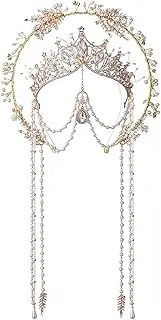 BLESSUME Halo Crown Mary Goddess Headband Women's Halloween Costume Goddess Headpiece