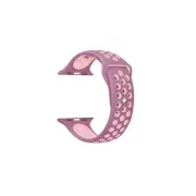 Clean Fit Flexible Pin/Tuck Mauve Silicone Watch Band For iWatch (38/40mm)