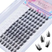 False Eyelashes 88 Clusters of 10-13Mm Diy Extensions 3D Mixed Soft and Light Mi