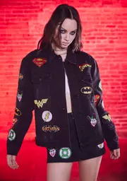[Dolls Kill x DC] Ultimate Fan Denim Jacket