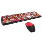 Wireless Keyboard and Mouset,Ultra-thin and Compact 2.4G USB Full Size,110 Keys Keyboard for PC, Laptop, Tablet, Notebook