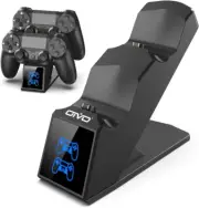 PS4 Controller Charger, PS4 Charger USB Charging Dock Station Compatable with...