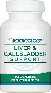 Rootcology Liver & Gallbladder Support - Comprehensive Detox Formula with Milk Thistle, Artichoke Leaf & Beet by Izabella Wentz Author of The Hashimoto's Protocol (90 capsules)