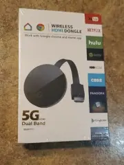 (Sealed) Black 5G Dual WiFi Display Receiver Wireless HDMI TV Dongle Model G7s