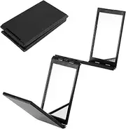 Alovez 360 Degree Mirror, 4-Way Mirror, Foldable Compact Mirror, Portable Makeup Folding Mirror for Travel Make Up