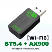 USB WiFi 6 Bluetooth 5.4 Adapter 2in1 Dongle Dual Band 2.4G&5GHz USB WiFi Networ