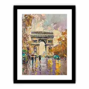 Arc De Triomphe Paris Framed print Art Poster