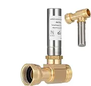 Fellflying Hammer Arrestor, Efficient Hammer Arrestor, Metal Water Hammer Arrestor for Washing Machine, Thread Hammer Arrestor for Garden Hose, Faucet, 3/4NH
