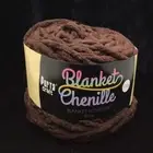 Blanket Chenille - Blanket Polyester Wool 80m - 100g - Solid Chocolate