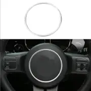 Silver Car Steering Wheel Trim Ring For Jeep Grand Cherokee Patriot Compass JK (for: Jeep)