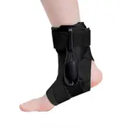 Foot Drop Ankle Brace Splint Orthotics Fracture Sprain Injury Support Guard Strap Recovery Device For Men Women -NMAOV Black XL