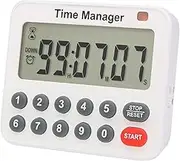 AIMILAR Digital Kitchen Timer - Magnetic Count Up Down Direct Entry Cooking Timer with Loud Alarm, Auto Shut-Off & Memory Function, 99 Hrs 99 Mins 99 Secs, 10 Key for Cooking, Exercise, Games