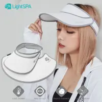 在飛比找momo購物網優惠-【LightSPA】美肌光波機能扣扣帽組 光透白 防曬遮陽空