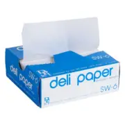 Durable Packaging 6" X 10 3/4" Interfolded Deli Wrap Wax Paper. 2500 Count (5 Pa