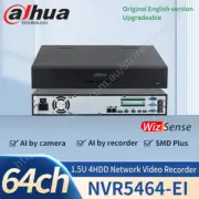 Dahua 64ch AI 4K 1.5U 4SATA WizSense NVR No-PoE Face Recognition SMD+ NVR5464-EI