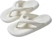 [PCBVAKGKYT] Flip Flops Summer Beach Anti Slip Couple Thick Bottom Clip Toe Bathroom Slippers