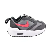 Nike Air Max Dawn (TD) Toddler's Shoes Flat Pewter-Siren Red DC9319-004