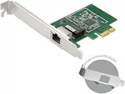 EDiMAX 2.5 Gigabit Ethernet PCI Express Server Adapter, Flexible 3-Speed of 2.5G/1G or 100Mbps, Low Profile Holder Included, Supports Windows & Linux; EN-9225TX-E, White