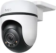 TP-Link Tapo Pan/Tilt Outdoor Security WiFi Camera, Wireless, 2K, Full-Colour Night Vision, 360° Coverage, Smart Motion Tracking & Detection, IP65, Sound & Light Alarm, SD Card Slot (Tapo C510W)