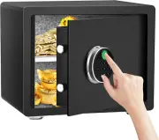 HSGCJS Biometric Fingerprint Safe, Home Safe Box with Full Digital Keypad,Sec...