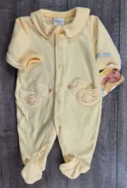 Baby Girl Boy Clothes New Carter's 0-3 Month Terry Cloth Little Duckie Outfit
