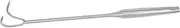 YARNOW Stainless Steel Meat Flipper Hooks Long Handle BBQ Turner for Grilling Smoking Campfire Durable Compact Design for Effortless Steak Handling
