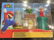 Super Mario World Of Nintendo Playset - Desert Diorama Set w/ Mario Figure ~ NEW